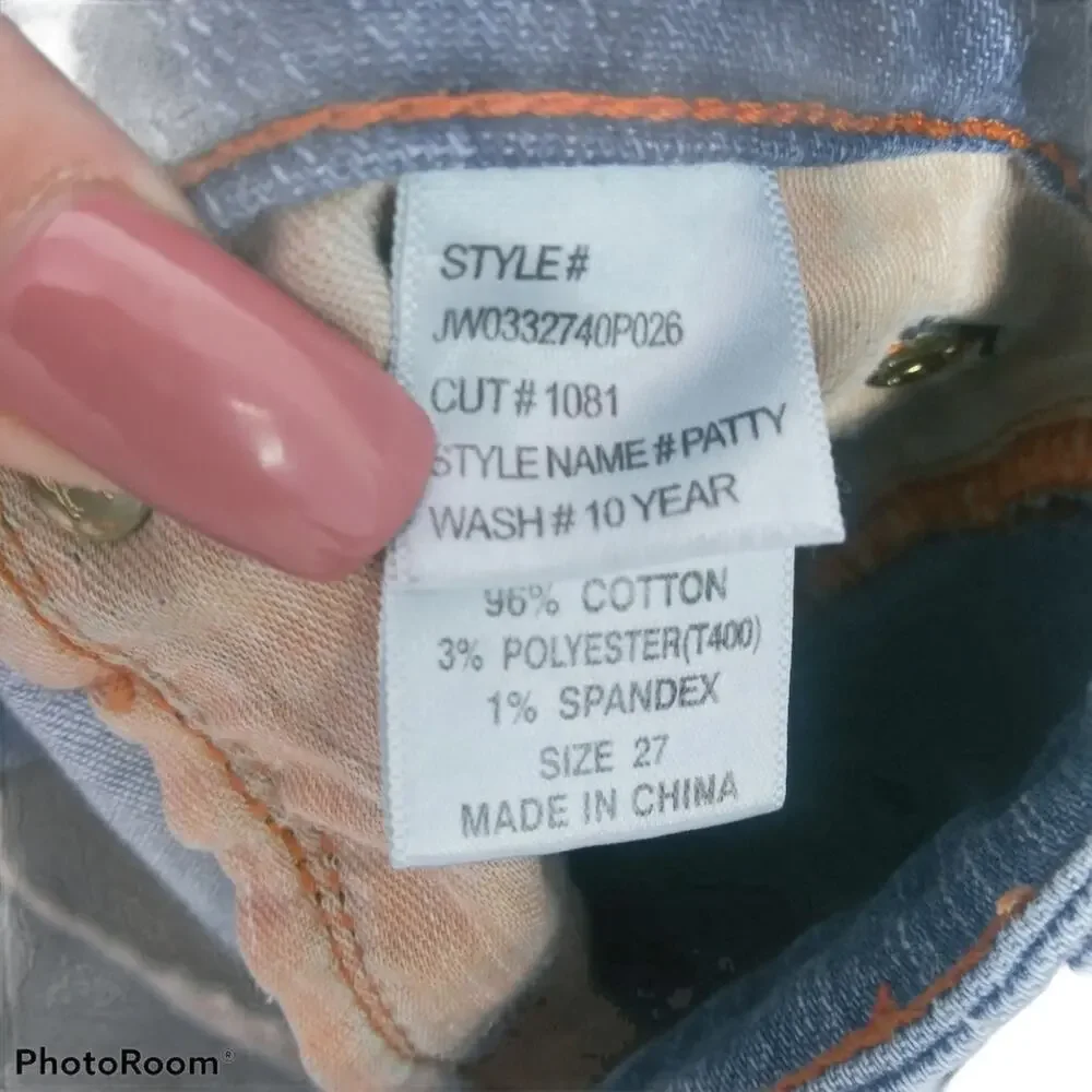 Jean Shop PATTY DESTROYED JEANS Light Wash 27